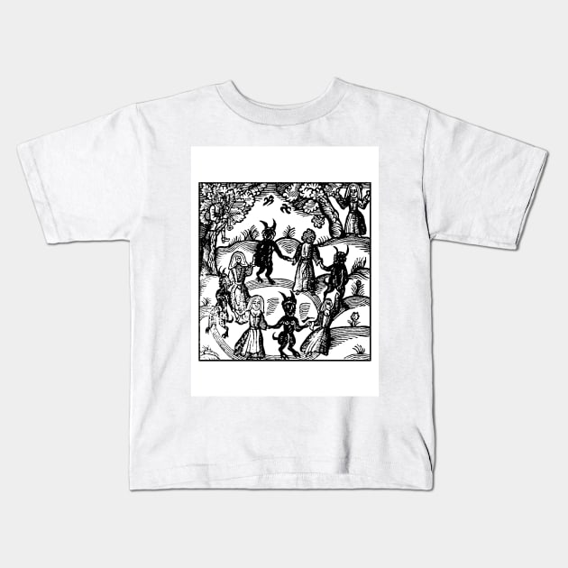 Dance with the Devil Kids T-Shirt by ngerog